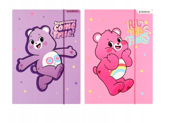 Teczka z gumką A4 Care Bears mix 583296 STARPAK